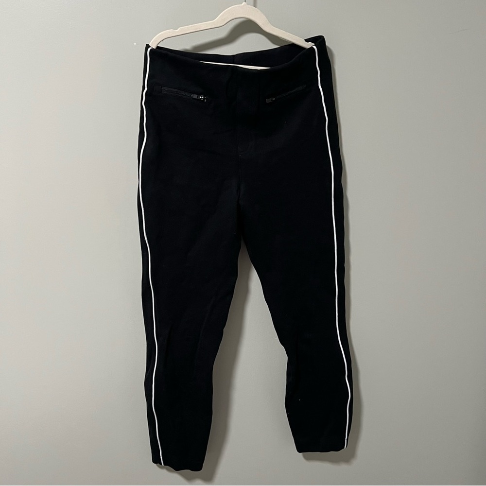 SPANX Black Pants with White Trim - Picture 6 of 9